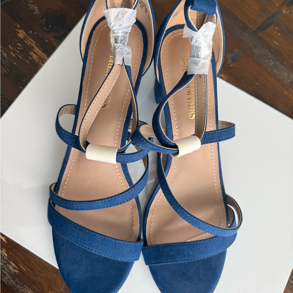 Dream Pairs Navy Strappy Sandals